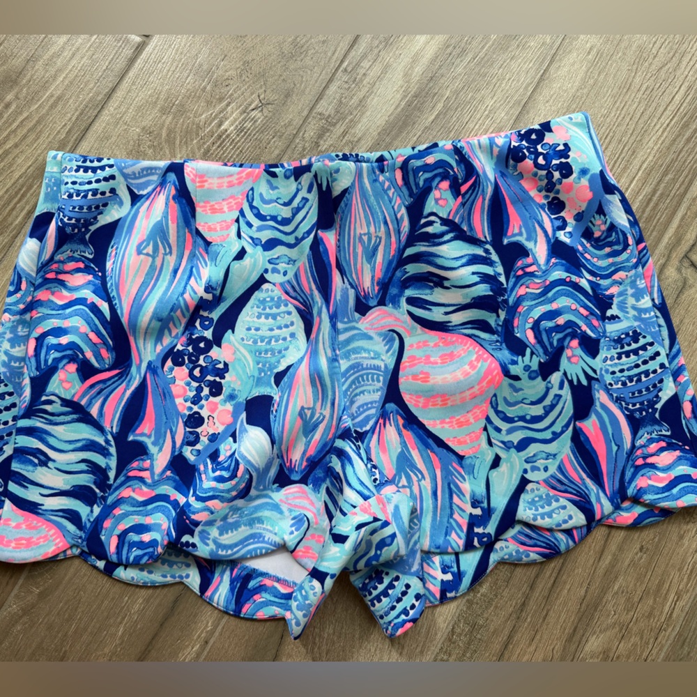 Lilly Pulitzer Vibrant Blue and Pink Shorts
